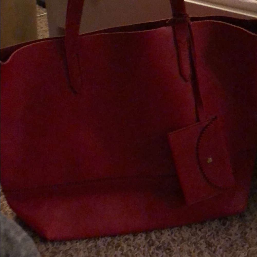Madewell leather tote